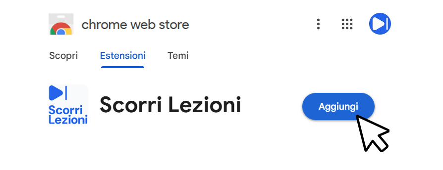Come aggiungere ScorriLezioni al browser Chrome